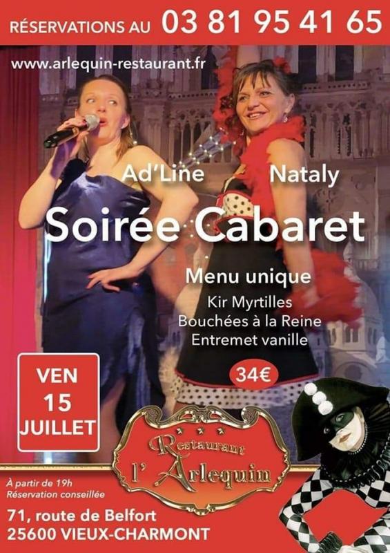 15/07 : soirée cabaret