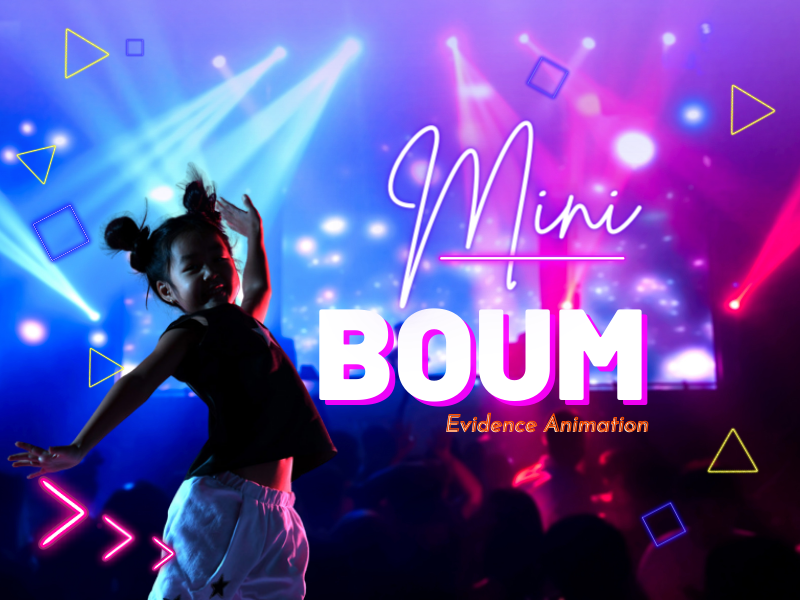 Logo mini boum evidence